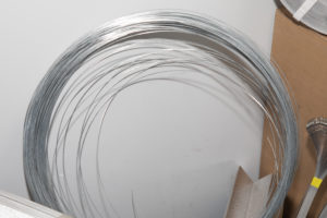 Galvanised lacing wire