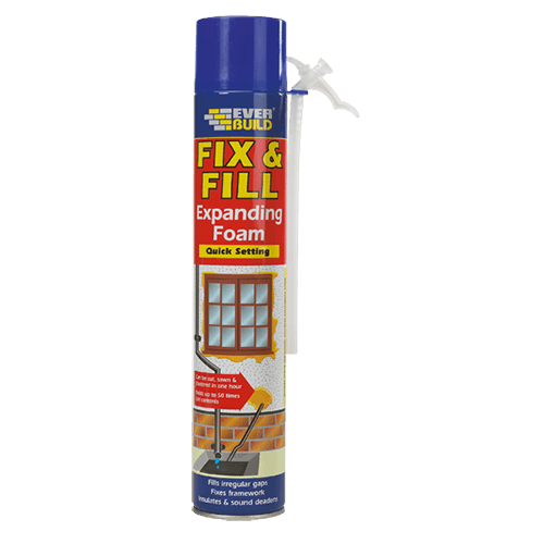 Everbuild Fix & Fill Expanding Foam 500ml (Box of 12) - ERoofing