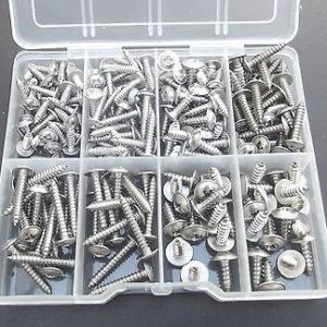 Image of a selection of stainless steel screws