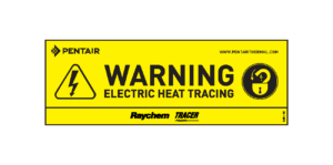 Image of trace heating labels