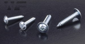 Image of self taping zinc plated screws